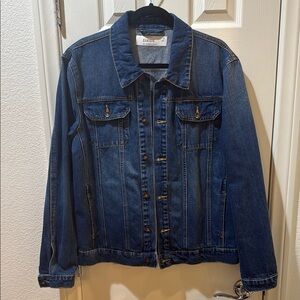 Topman Classic Blue Denim Jacket L